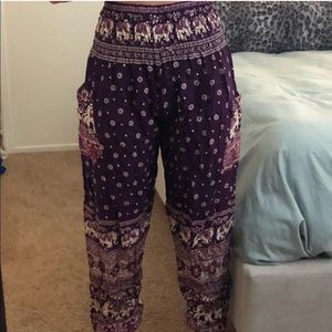 Elephant purple pants